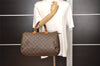 Authentic Louis Vuitton Monogram Speedy 35 Hand Boston Bag M41524 LV 3233J