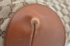 Authentic GUCCI Web Sherry Line Tote Bag GG Canvas Leather 308928 Brown 3234G