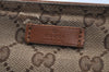 Authentic GUCCI Web Sherry Line Tote Bag GG Canvas Leather 308928 Brown 3234G
