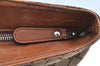 Authentic GUCCI Web Sherry Line Tote Bag GG Canvas Leather 308928 Brown 3234G