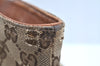Authentic GUCCI Web Sherry Line Tote Bag GG Canvas Leather 308928 Brown 3234G
