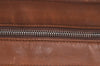 Authentic GUCCI Web Sherry Line Tote Bag GG Canvas Leather 308928 Brown 3234G