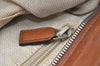 Authentic GUCCI Web Sherry Line Tote Bag GG Canvas Leather 308928 Brown 3234G