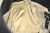 Authentic FENDI Selleria Vintage Shoulder Hand Bag Leather Black 3234I