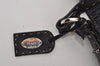 Authentic FENDI Selleria Vintage Shoulder Hand Bag Leather Black 3234I
