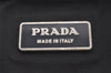 Authentic PRADA Nylon Tessuto Leather Shoulder Hand Boston Bag Black 3235I