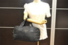 Authentic PRADA Nylon Tessuto Leather Shoulder Hand Boston Bag Black 3235I