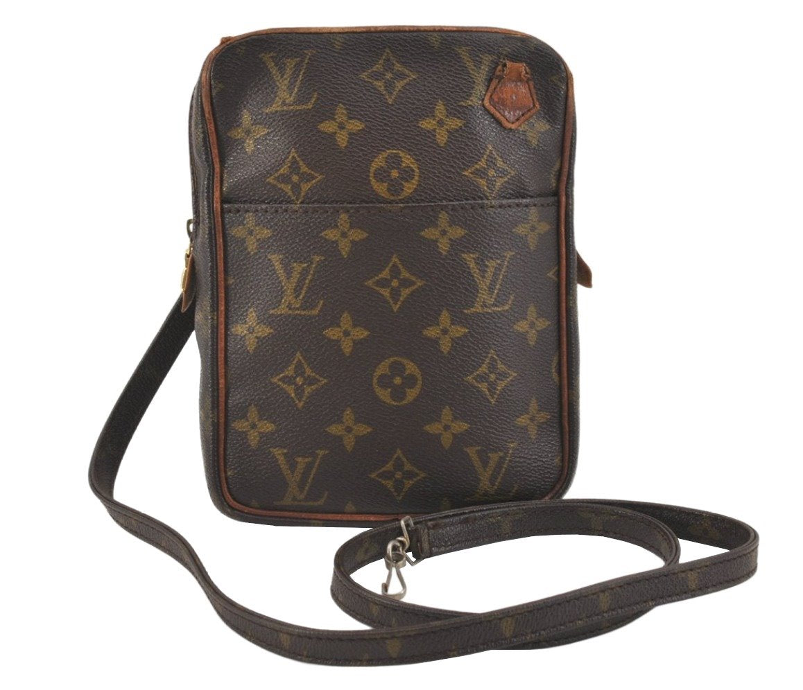 Authentic Louis Vuitton Monogram Danube Shoulder Cross Bag Old Model Junk 3235K