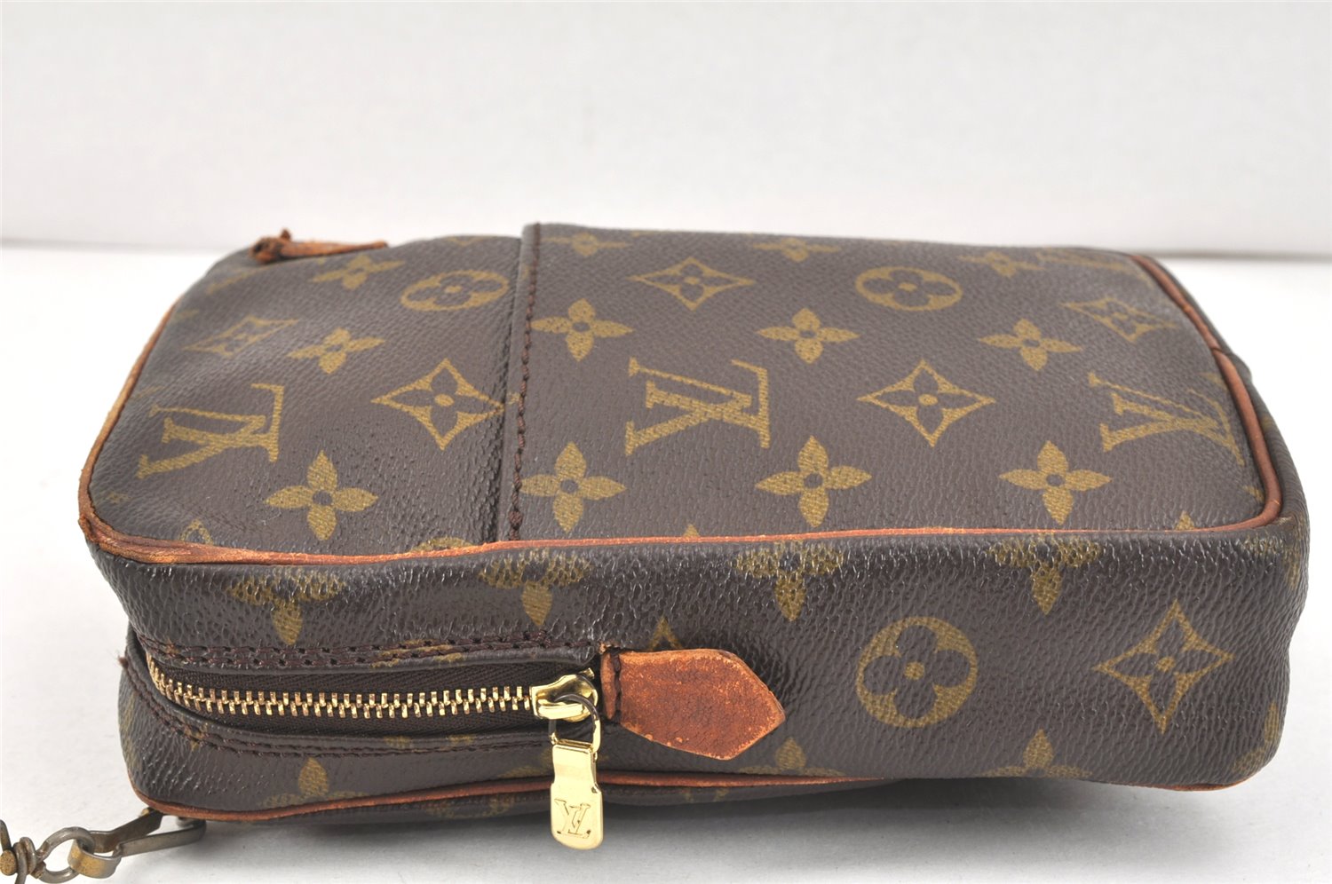 Authentic Louis Vuitton Monogram Danube Shoulder Cross Bag Old Model Junk 3235K