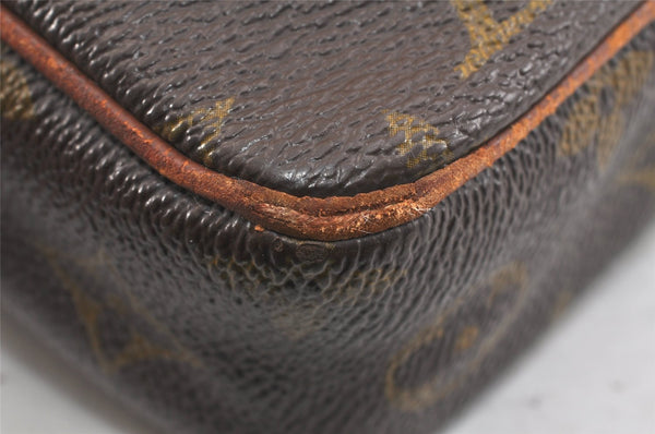 Authentic Louis Vuitton Monogram Danube Shoulder Cross Bag Old Model Junk 3235K