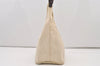 Authentic FENDI Vintage Shoulder Hand Bag Purse Canvas Leather Beige 3236J