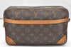 Authentic Louis Vuitton Monogram Compiegne 28 Clutch Hand Bag M51845 LV 3236K