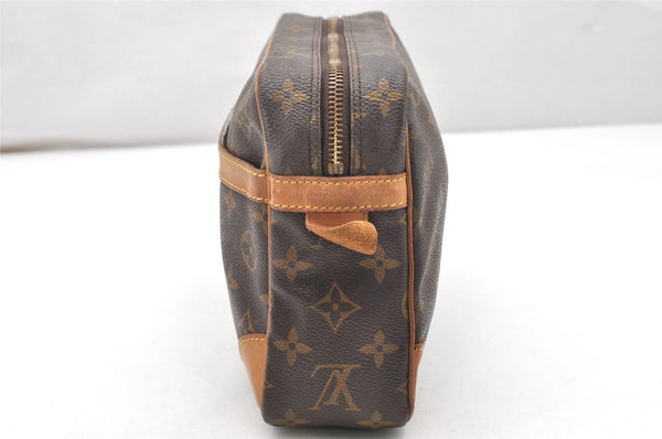 Authentic Louis Vuitton Monogram Compiegne 28 Clutch Hand Bag M51845 LV 3236K