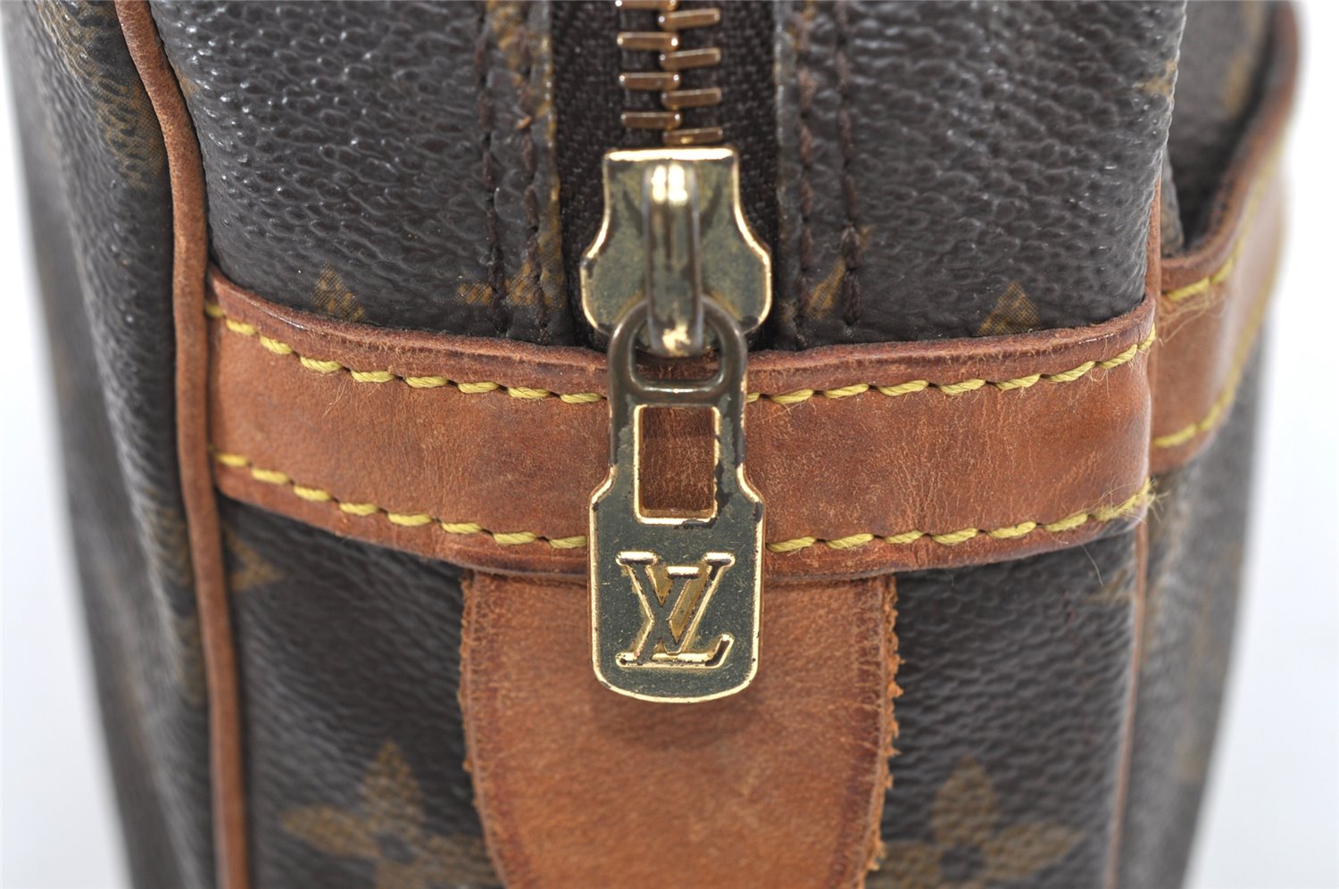 Authentic Louis Vuitton Monogram Compiegne 28 Clutch Hand Bag M51845 LV 3236K