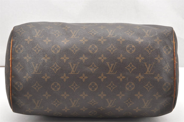 Authentic Louis Vuitton Monogram Speedy 35 Hand Boston Bag M41524 LV 3237K