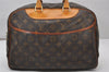 Authentic Louis Vuitton Monogram Deauville Hand Bag M47270 LV 3238J