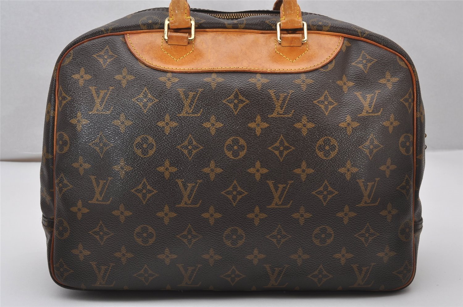 Authentic Louis Vuitton Monogram Deauville Hand Bag M47270 LV 3238J