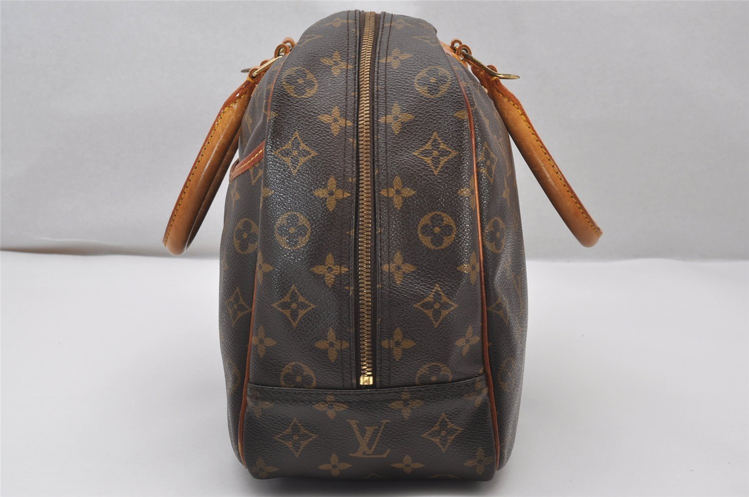 Authentic Louis Vuitton Monogram Deauville Hand Bag M47270 LV 3238J