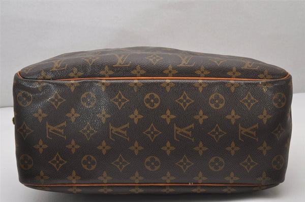 Authentic Louis Vuitton Monogram Deauville Hand Bag M47270 LV 3238J