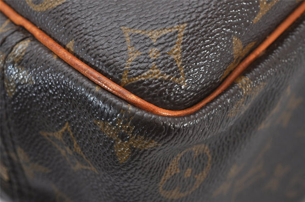 Authentic Louis Vuitton Monogram Deauville Hand Bag M47270 LV 3238J