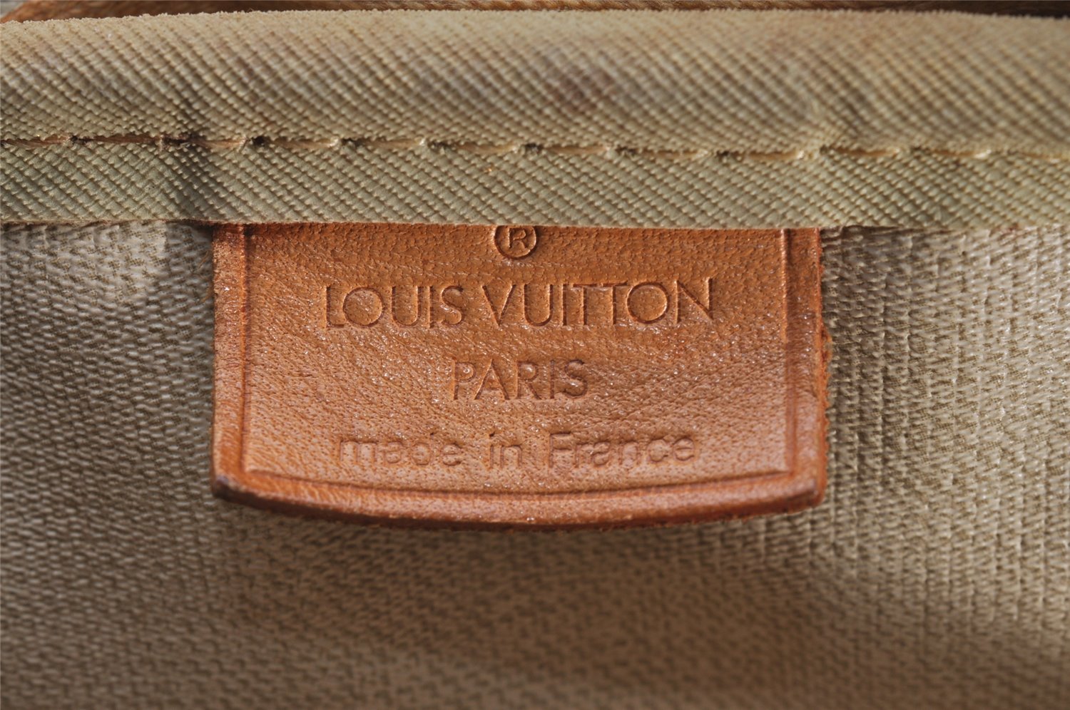 Authentic Louis Vuitton Monogram Deauville Hand Bag M47270 LV 3238J