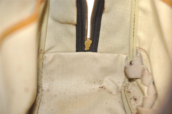 Authentic Louis Vuitton Monogram Deauville Hand Bag M47270 LV 3238J