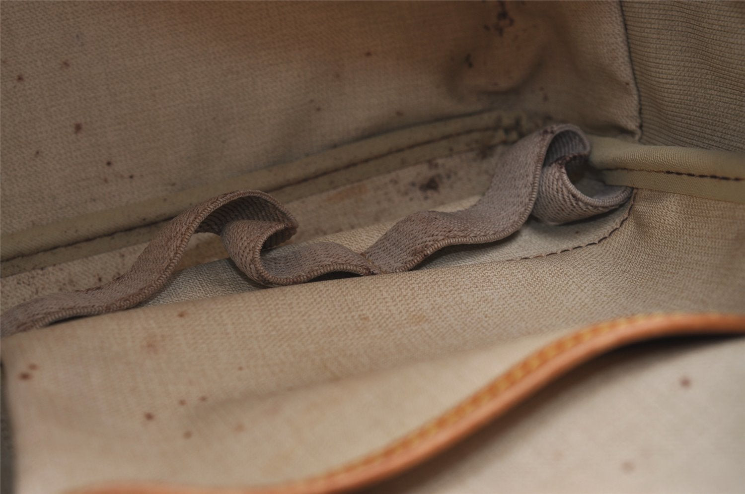 Authentic Louis Vuitton Monogram Deauville Hand Bag M47270 LV 3238J