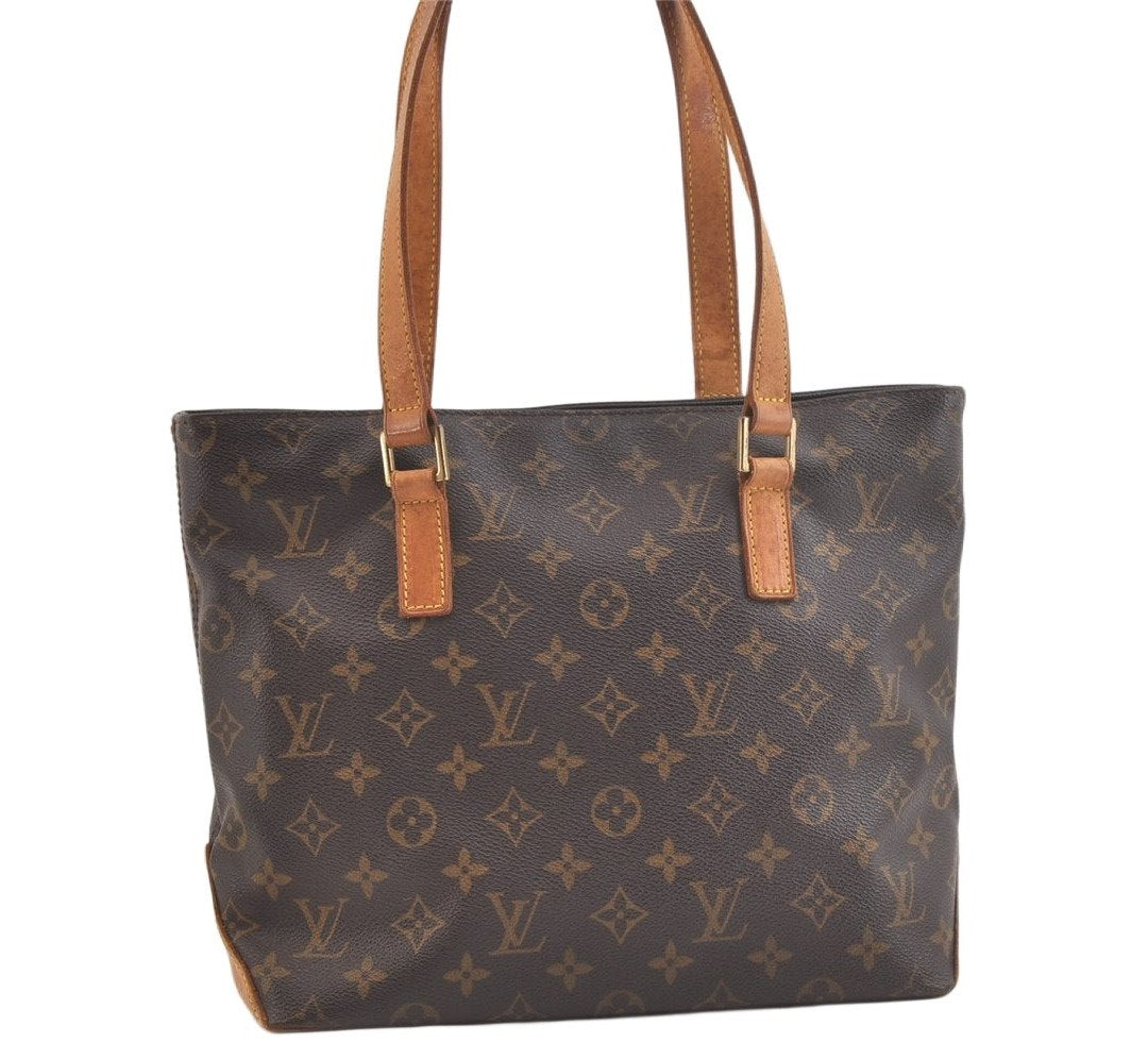 Authentic Louis Vuitton Monogram Cabas Piano Shoulder Tote Bag M51148 LV 3238K