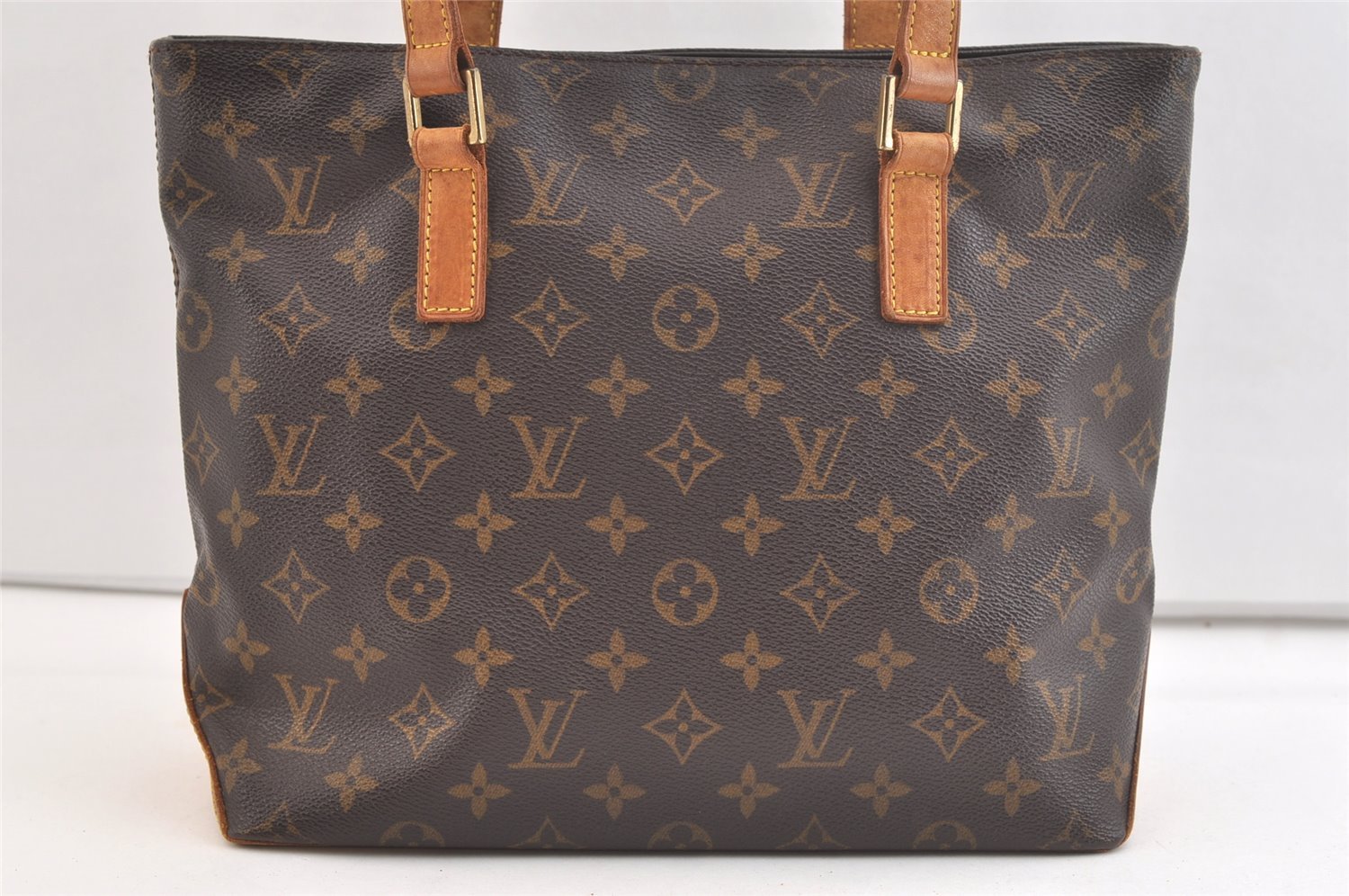 Authentic Louis Vuitton Monogram Cabas Piano Shoulder Tote Bag M51148 LV 3238K