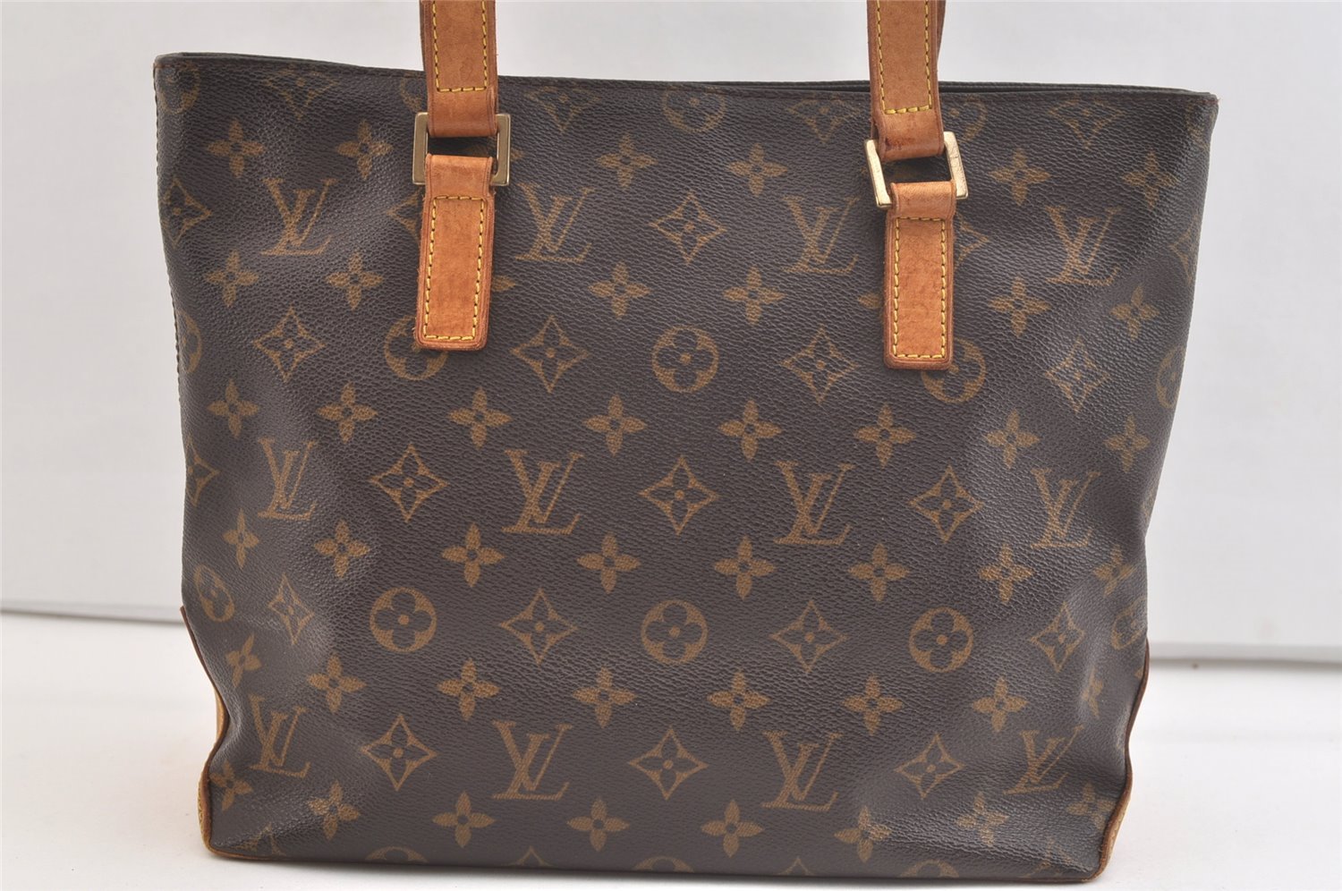 Authentic Louis Vuitton Monogram Cabas Piano Shoulder Tote Bag M51148 LV 3238K