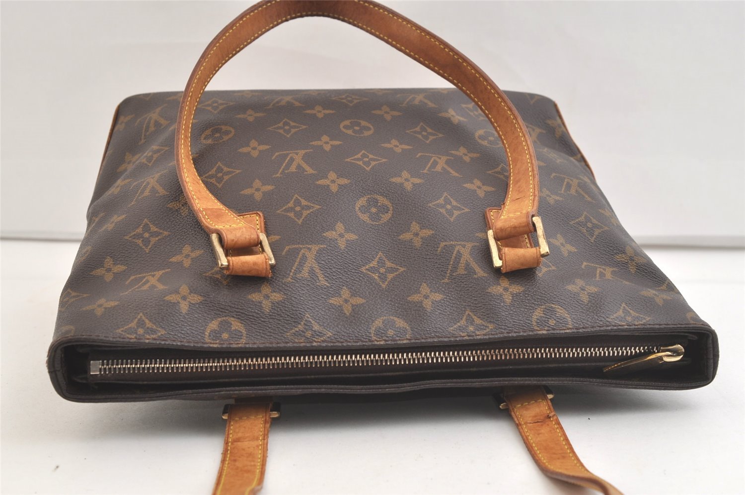 Authentic Louis Vuitton Monogram Cabas Piano Shoulder Tote Bag M51148 LV 3238K