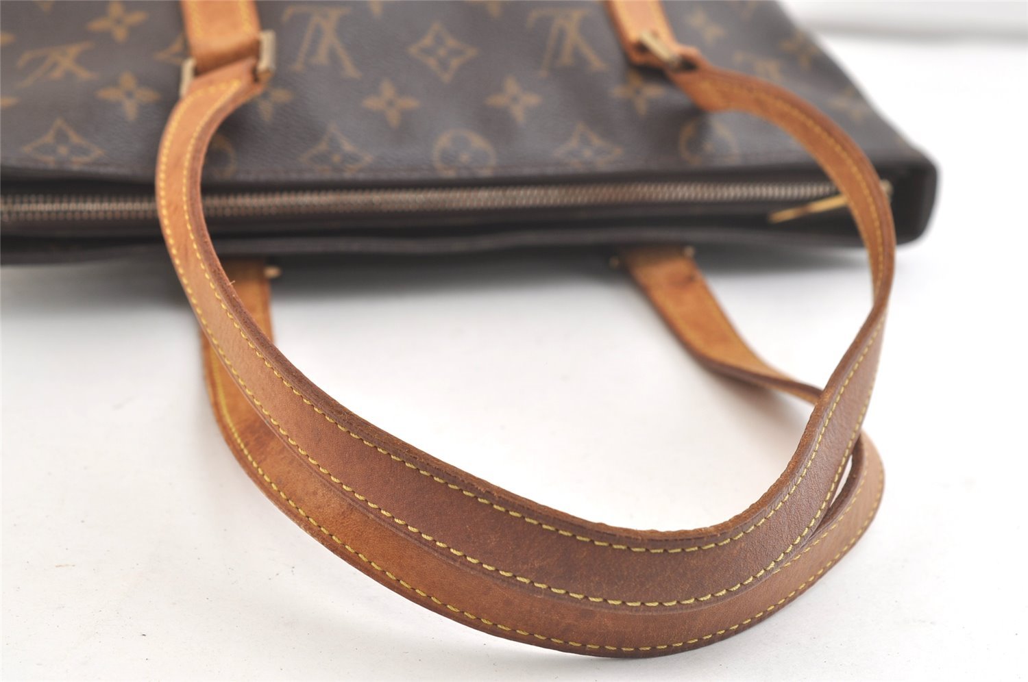 Authentic Louis Vuitton Monogram Cabas Piano Shoulder Tote Bag M51148 LV 3238K