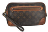 Authentic Louis Vuitton Monogram Marly Dragonne GM M51825 Clutch Hand Bag 3240K