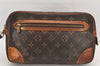 Authentic Louis Vuitton Monogram Marly Dragonne GM M51825 Clutch Hand Bag 3240K