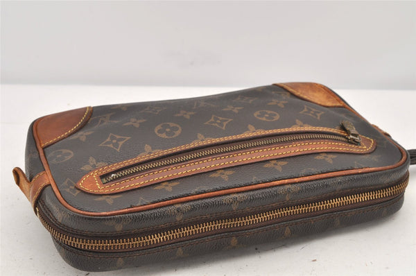 Authentic Louis Vuitton Monogram Marly Dragonne GM M51825 Clutch Hand Bag 3240K