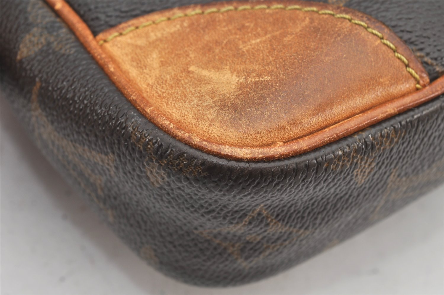 Authentic Louis Vuitton Monogram Marly Dragonne GM M51825 Clutch Hand Bag 3240K