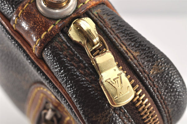 Authentic Louis Vuitton Monogram Marly Dragonne GM M51825 Clutch Hand Bag 3240K