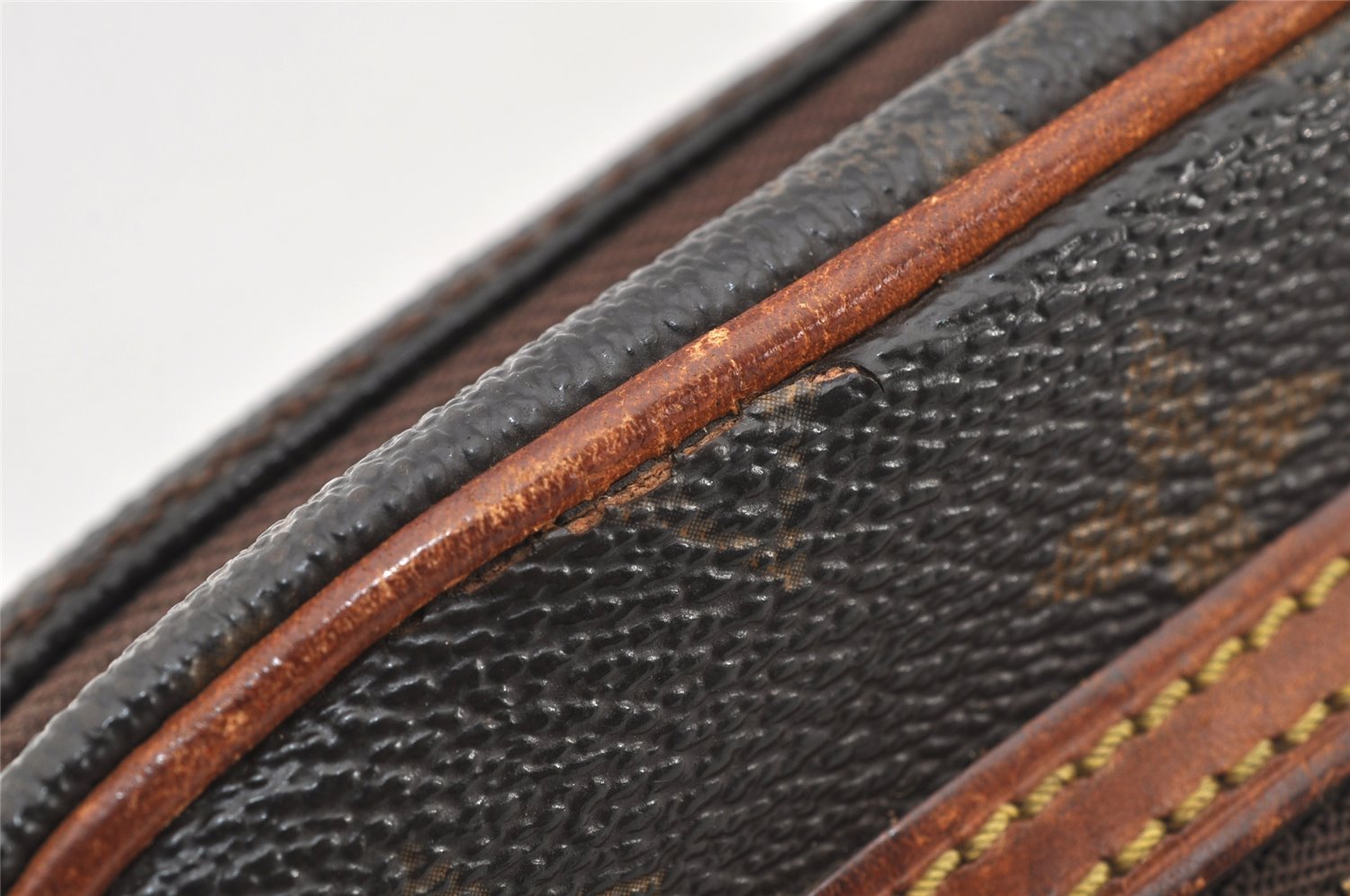 Authentic Louis Vuitton Monogram Marly Dragonne GM M51825 Clutch Hand Bag 3240K