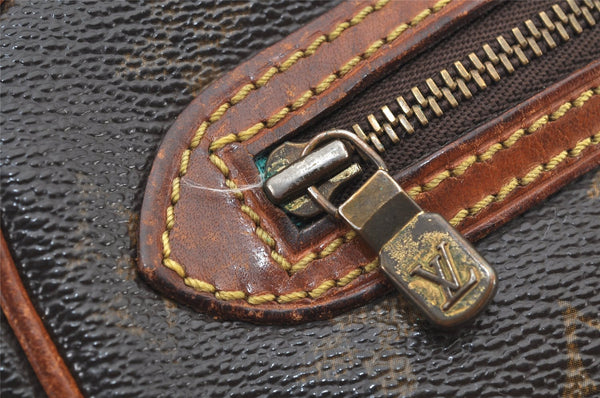 Authentic Louis Vuitton Monogram Marly Dragonne GM M51825 Clutch Hand Bag 3240K