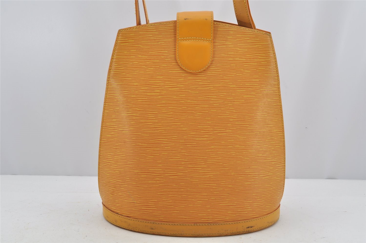 Authentic Louis Vuitton Epi Cluny Shoulder Bag Purse Yellow M52259 LV 3241J