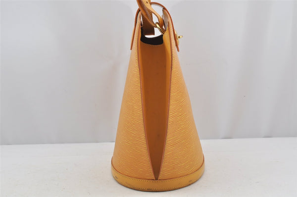 Authentic Louis Vuitton Epi Cluny Shoulder Bag Purse Yellow M52259 LV 3241J