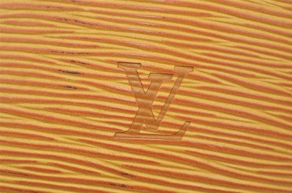 Authentic Louis Vuitton Epi Cluny Shoulder Bag Purse Yellow M52259 LV 3241J