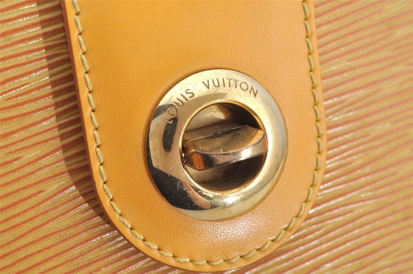 Authentic Louis Vuitton Epi Cluny Shoulder Bag Purse Yellow M52259 LV 3241J