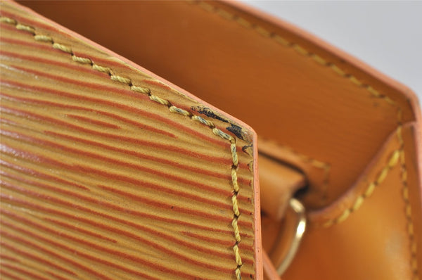 Authentic Louis Vuitton Epi Cluny Shoulder Bag Purse Yellow M52259 LV 3241J