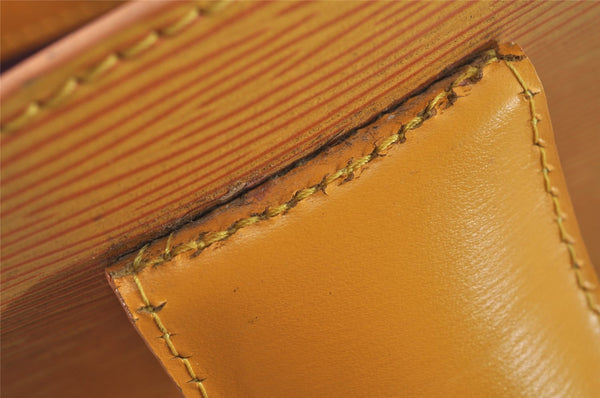 Authentic Louis Vuitton Epi Cluny Shoulder Bag Purse Yellow M52259 LV 3241J