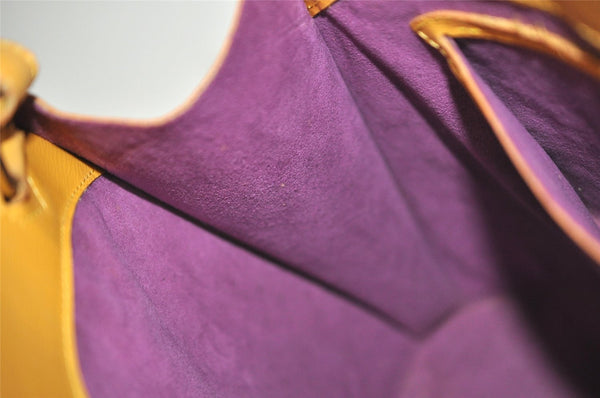 Authentic Louis Vuitton Epi Cluny Shoulder Bag Purse Yellow M52259 LV 3241J