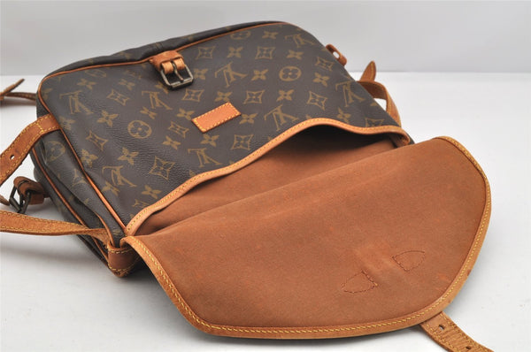 Authentic Louis Vuitton Monogram Saumur 30 Shoulder Cross Bag M42256 LV 3241K