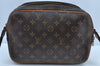 Auth Louis Vuitton Monogram Reporter PM Shoulder Cross Bag M45254 LV Junk 3242G