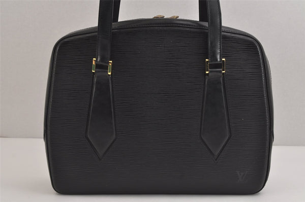 Authentic Louis Vuitton Epi Sablon Hand Bag Black M52042 LV 3242J