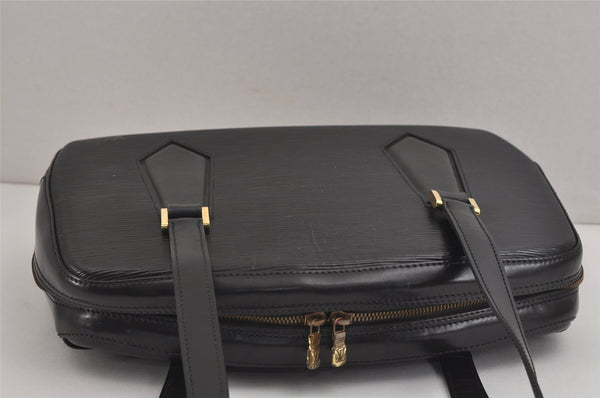 Authentic Louis Vuitton Epi Sablon Hand Bag Black M52042 LV 3242J